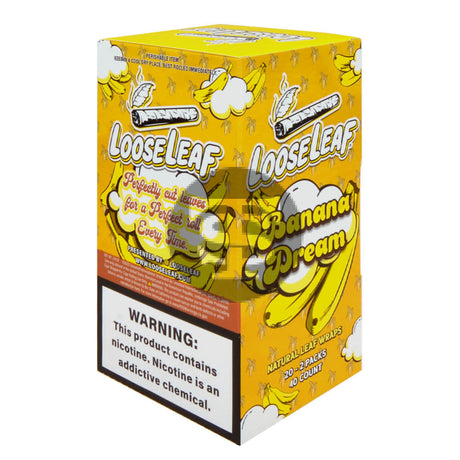 Loose Leaf Natural Wrap Banana Dream 20 packs of 2