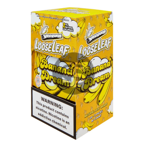 Loose Leaf Natural Wrap Banana Dream 20 packs of 2
