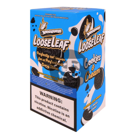 Loose Leaf Natural Wrap Cookies & Cream 20 packs of 2