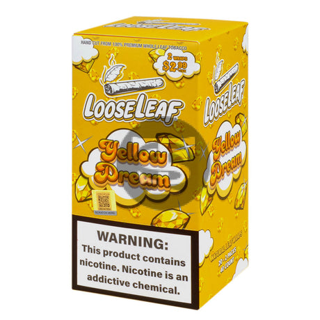 Loose Leaf Natural Wrap Yellow Dream 20 packs of 2