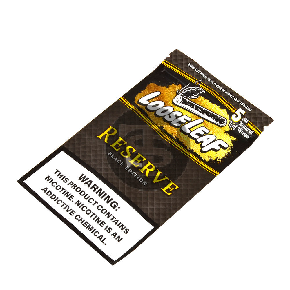 Loose Leaf Reserve wraps, 8 packs of 5
