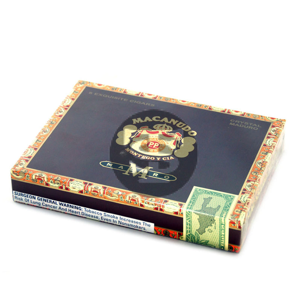Macanudo Crystal Maduro Cigars Box of 8 1