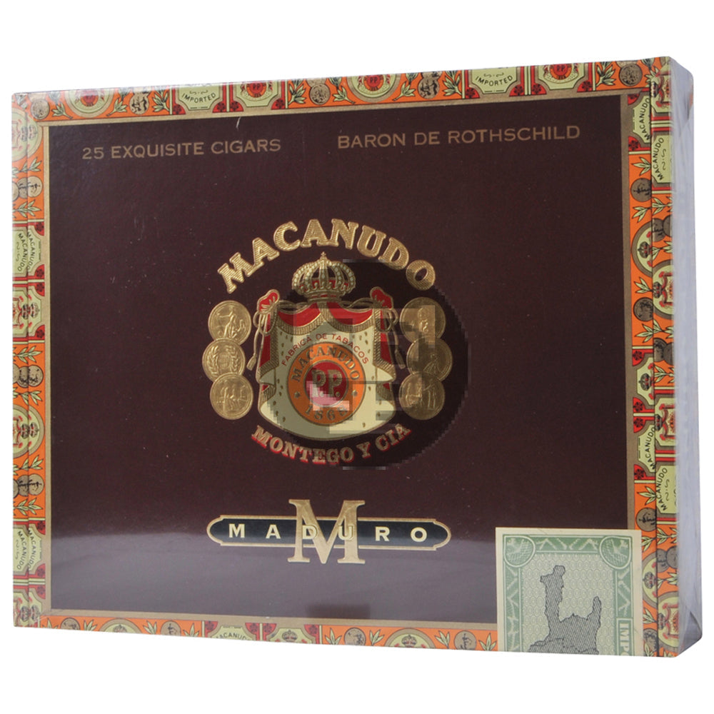 Macanudo Maduro Baron De Rothchild Cigars Box of 25 1