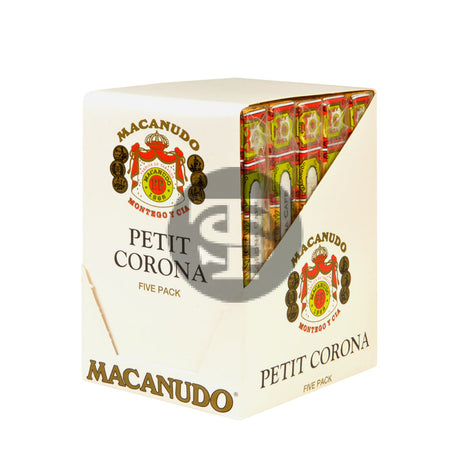 Macanudo Petit Corona Cigars 5 packs of 5