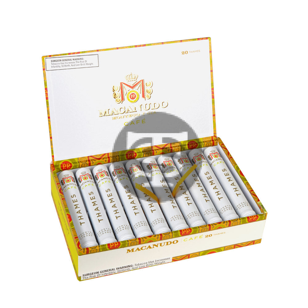 Macanudo Thames Aluminum Tubes Cigars Box of 20