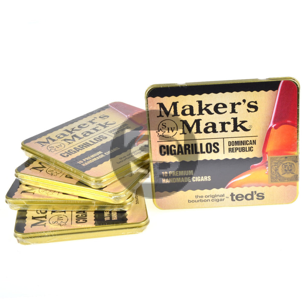 Maker's Mark Bourbon Cigars 5 Tins of 10 1