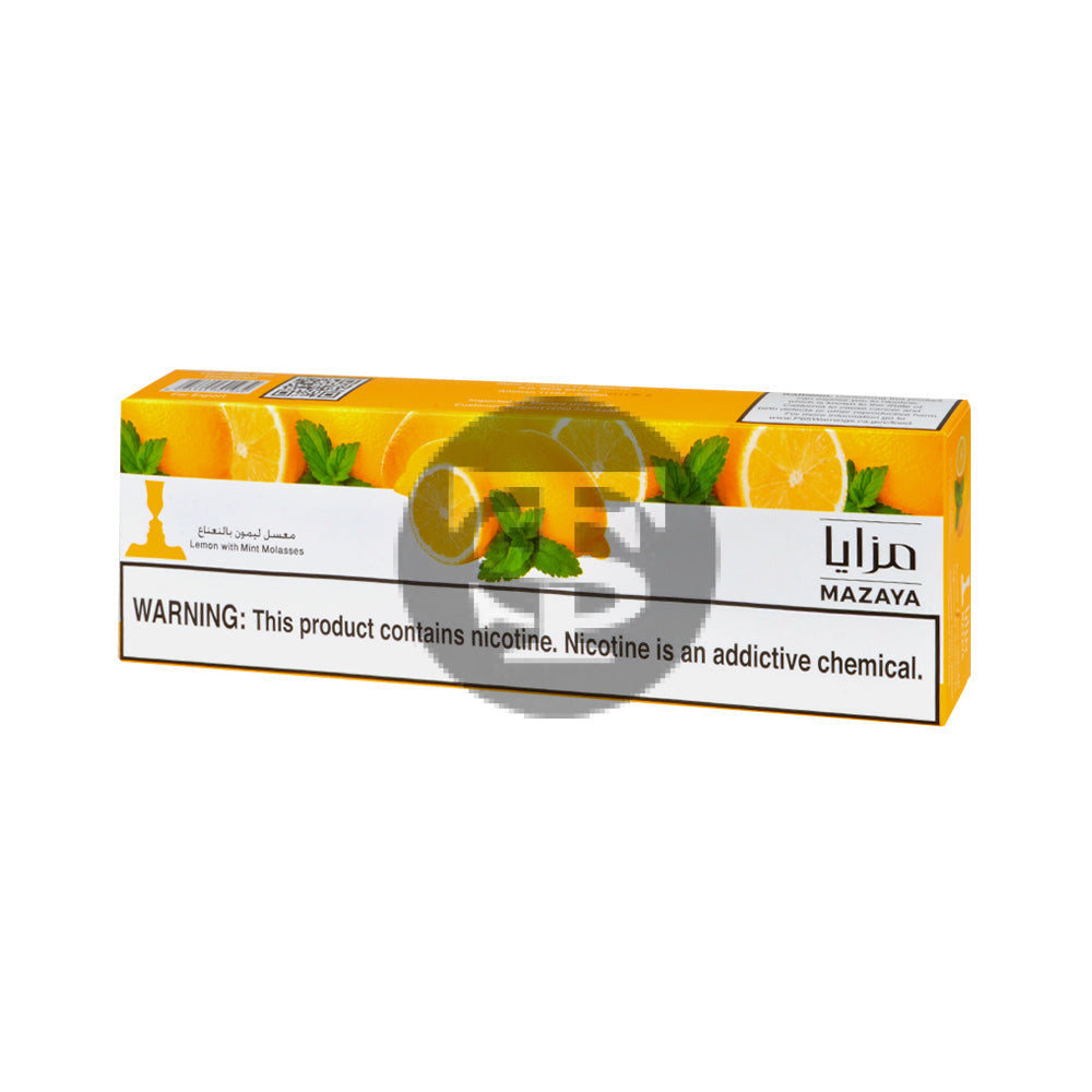 Mazaya Hookah Tobacco 10 Packs of 50g Lemon With Mint
