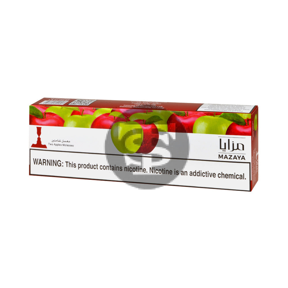 mazaya tobacco double apple Mazaya Hookah Tobacco 10 Packs of 50g Two Apples – Tobacco Stock