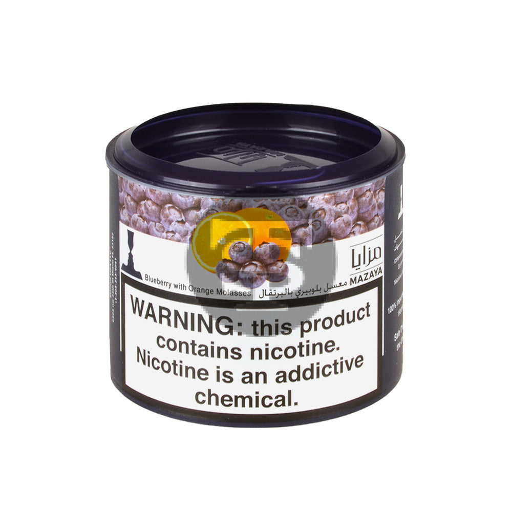 mazaya tobacco amazon Mazaya Hookah Tobacco 250g Blueberry With Orange – Tobacco Stock