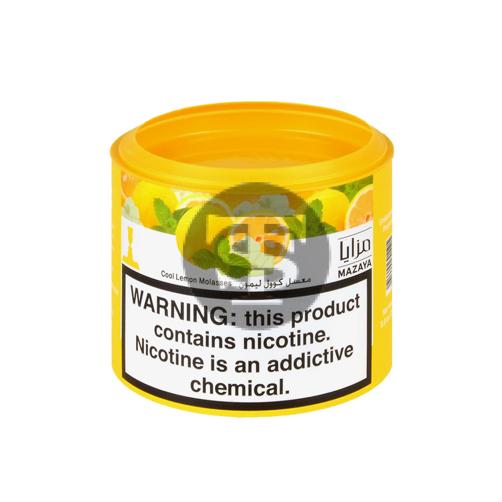 Mazaya Hookah Tobacco 250g Cool Lemon – Tobacco Stock