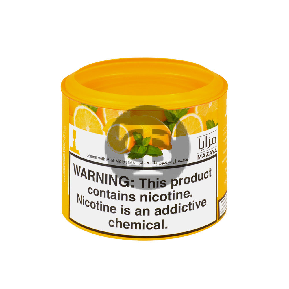 Mazaya Hookah Tobacco 250g Lemon With Mint – Tobacco Stock