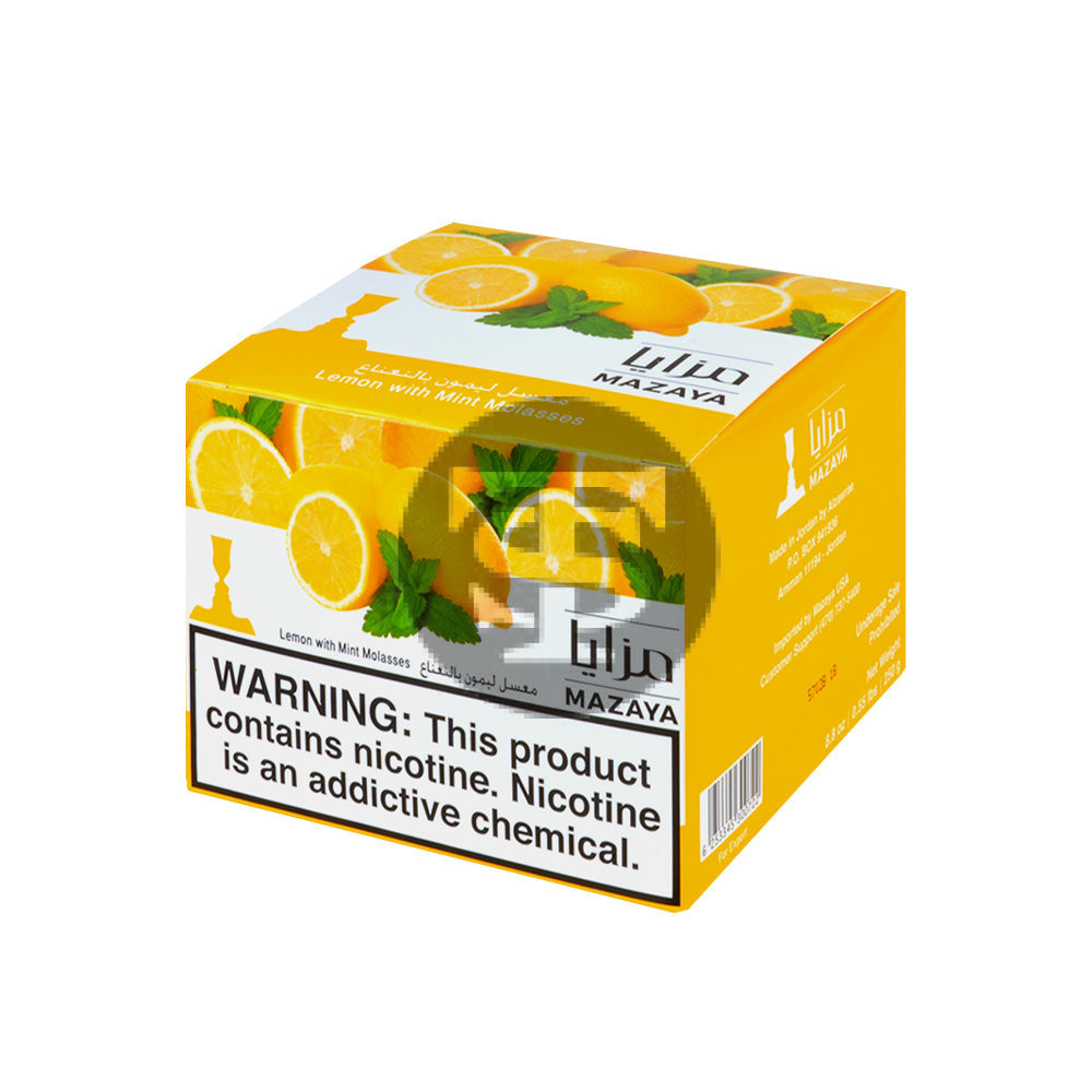 Mazaya Hookah Tobacco 250g Lemon With Mint – Tobacco Stock