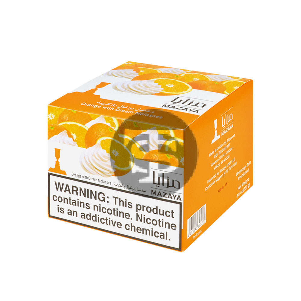 Mazaya Hookah Tobacco 250g Orange With Cream – Tobacco Stock