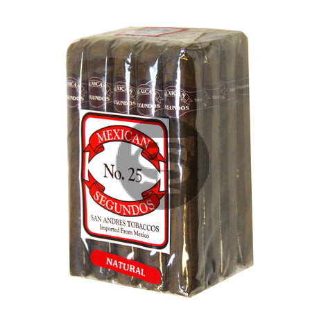 Mexican Segundos No. 25 Natural Cigars Bundle of 20 1