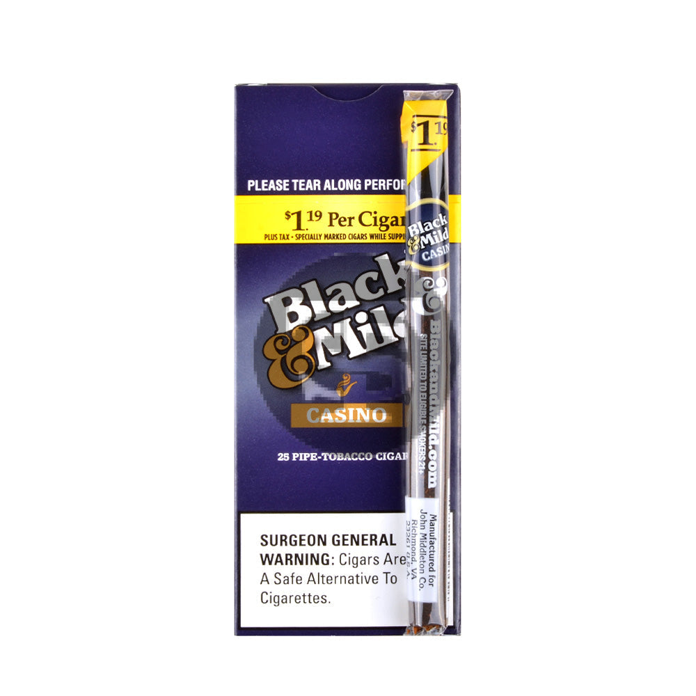 Tobacco Stock - Black and Mild cigars/cigarettes pack collection