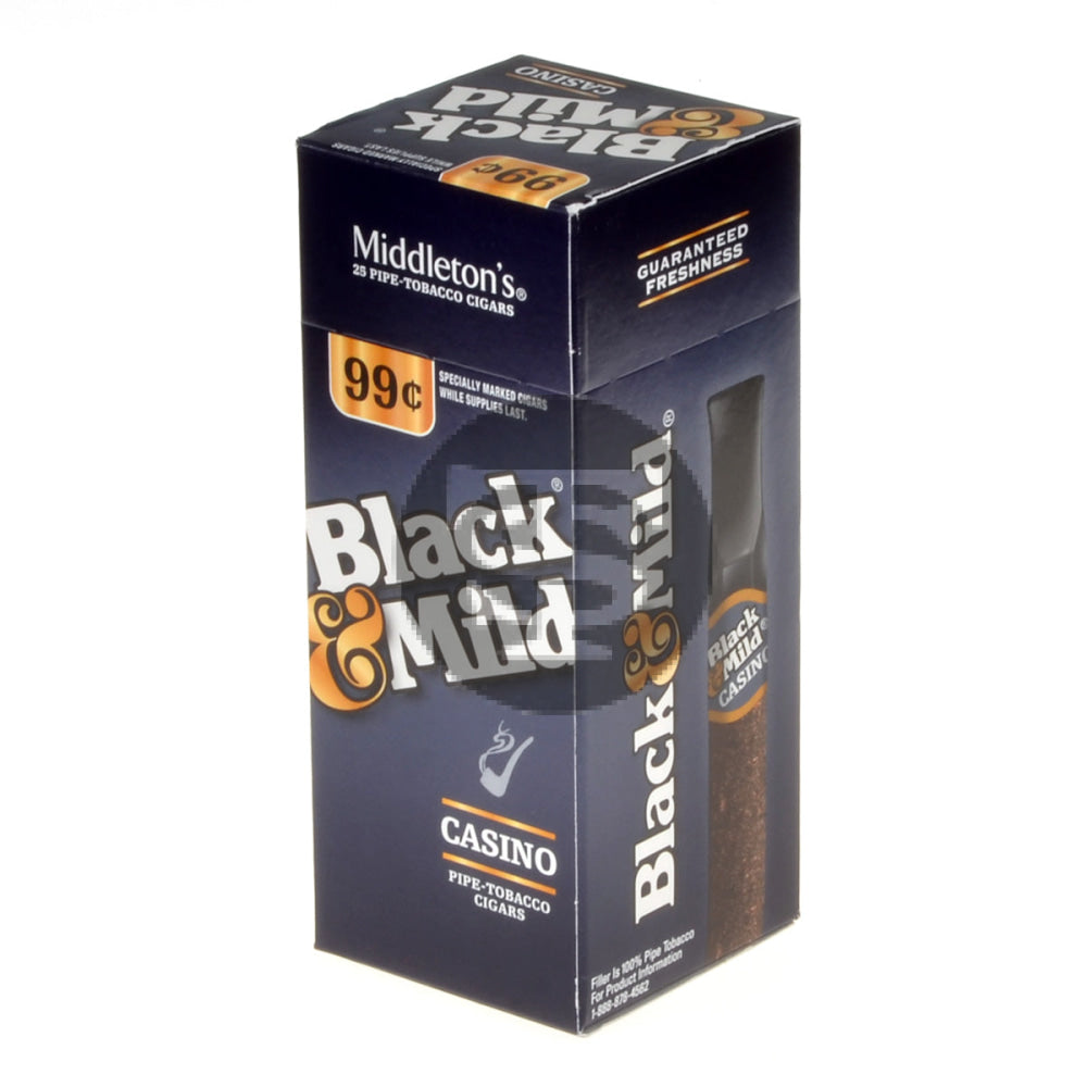Middleton's Black & Mild Casino 99 Cents Box of 25 Cigars 1