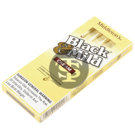 Middleton’s Black & Mild Cream Cigars 10 Packs of 5