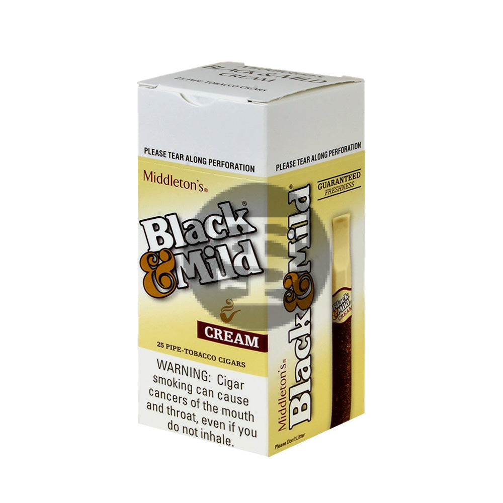 Middleton's Black & Mild Cream Cigars Box of 25 1