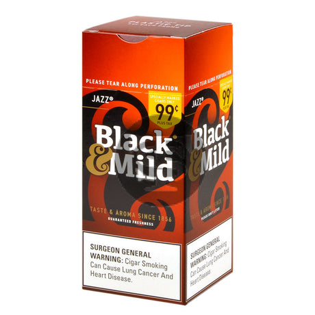 Middleton’s Black & Mild Jazz 99 Cents Box of 25 Cigars
