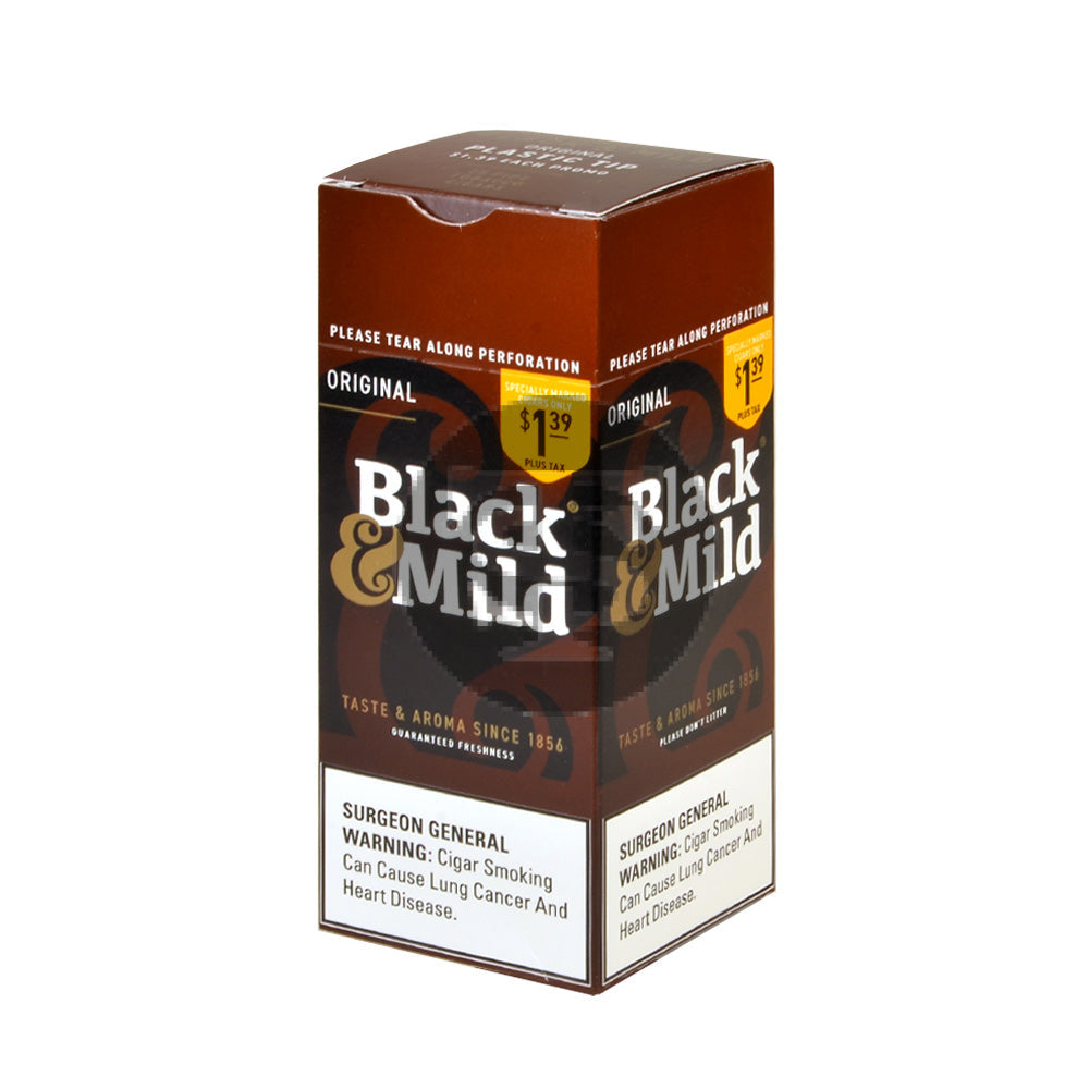 Middleton’s Black & Mild Regular $1.39 Box of 25 Cigars