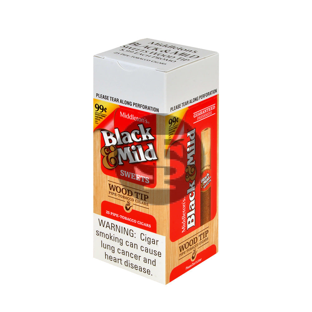 ●BLACK & MILD COMPILATION Tobacco Stock - Black and Mild cigars/cigarettes pack collection