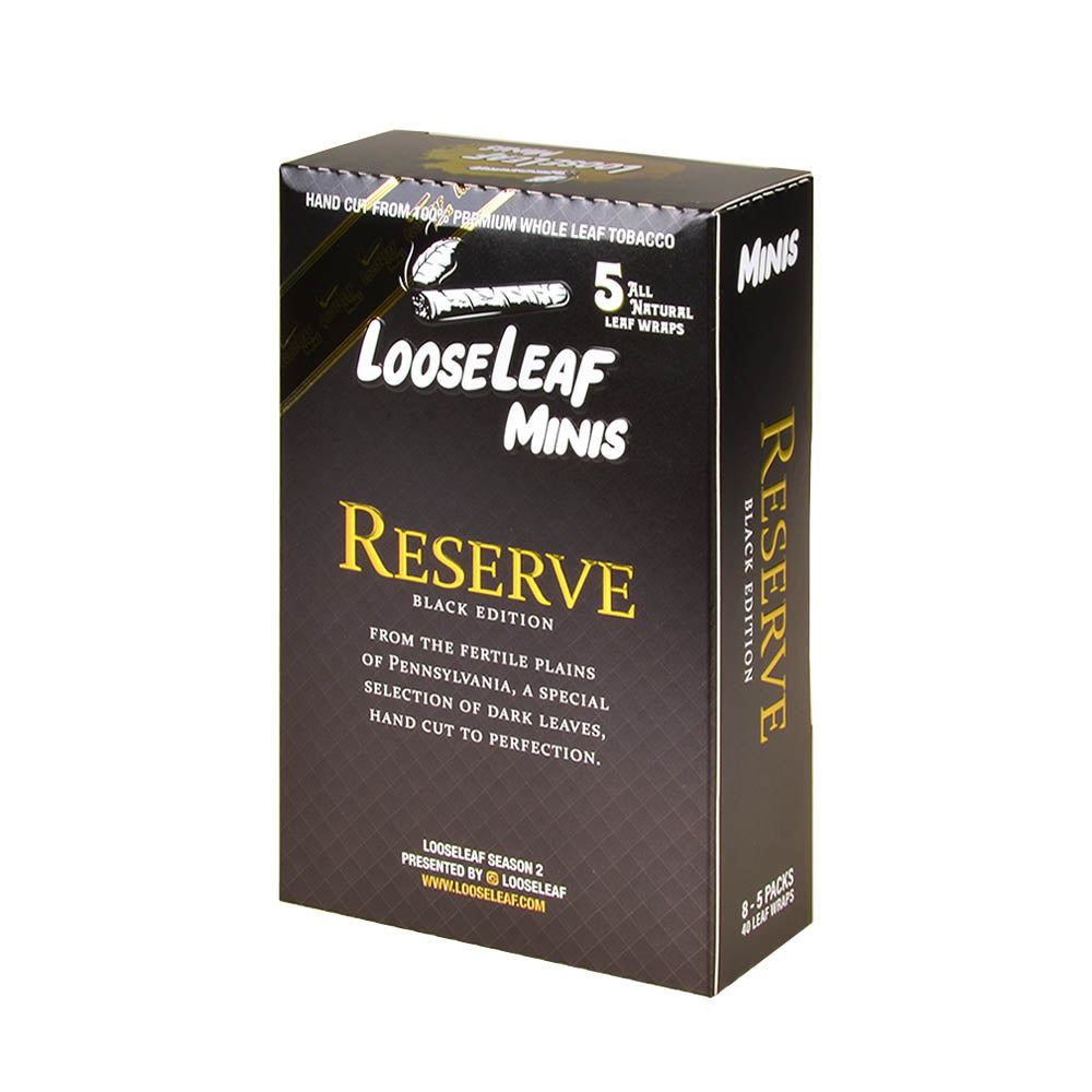 Mini Loose Leaf Reserve wraps 8 packs of 5