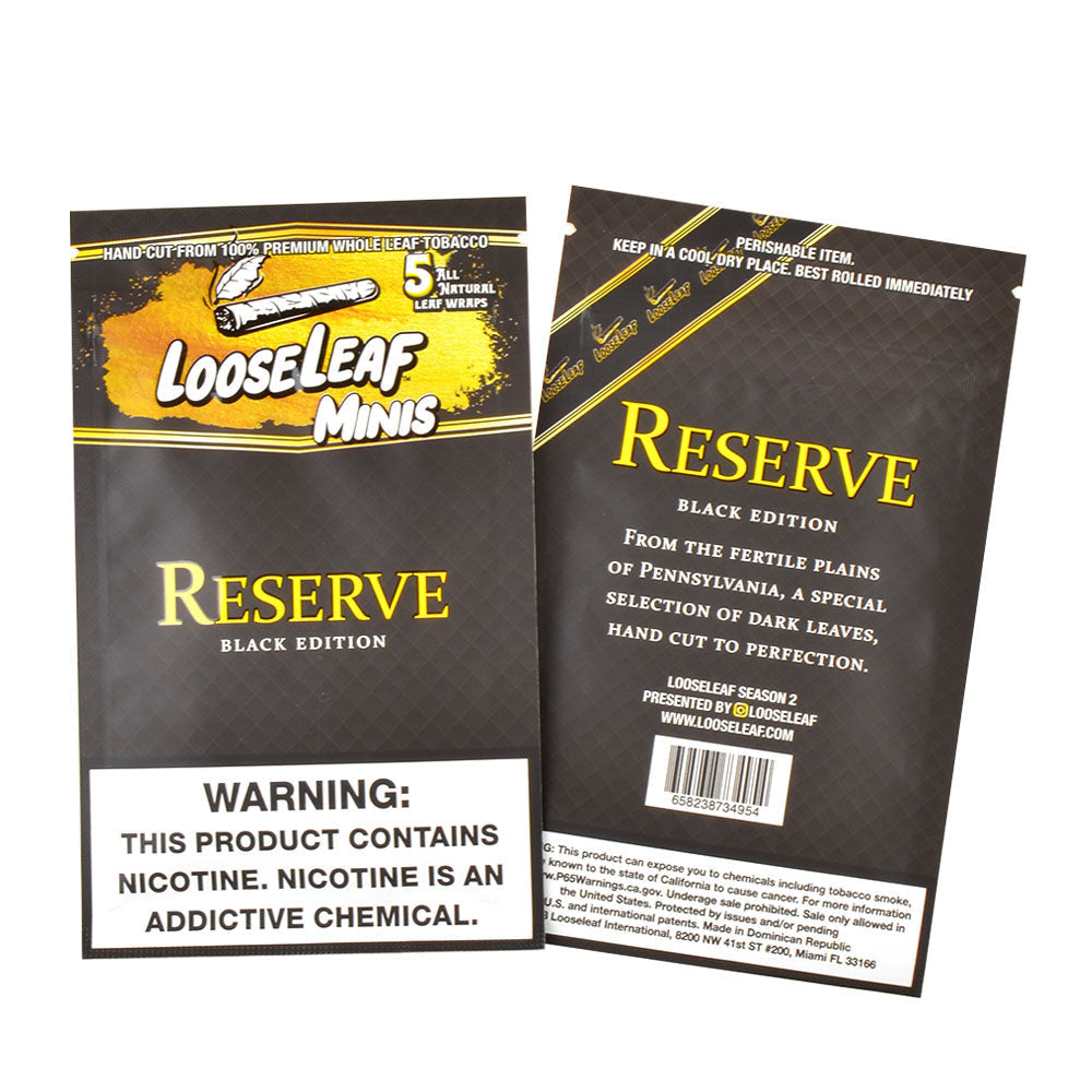 Mini Loose Leaf Reserve wraps 8 packs of 5
