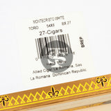 Montecristo White Series Toro Premium Cigars Box of 27