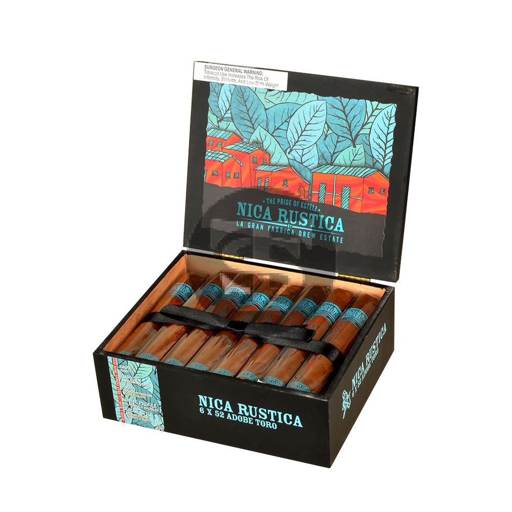 Nica Rustica Adobe Toro Cigars Box of 25