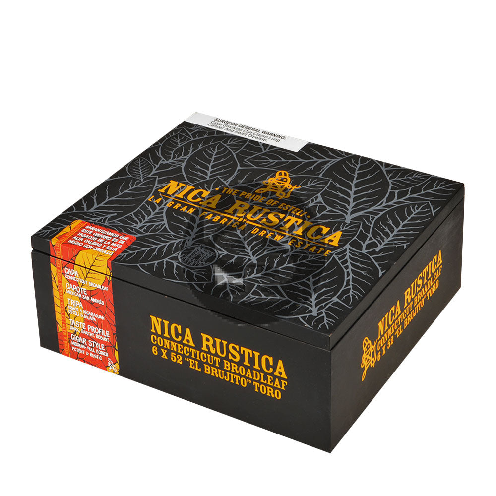 Nica Rustica El Brujito Toro Cigars Box of 25