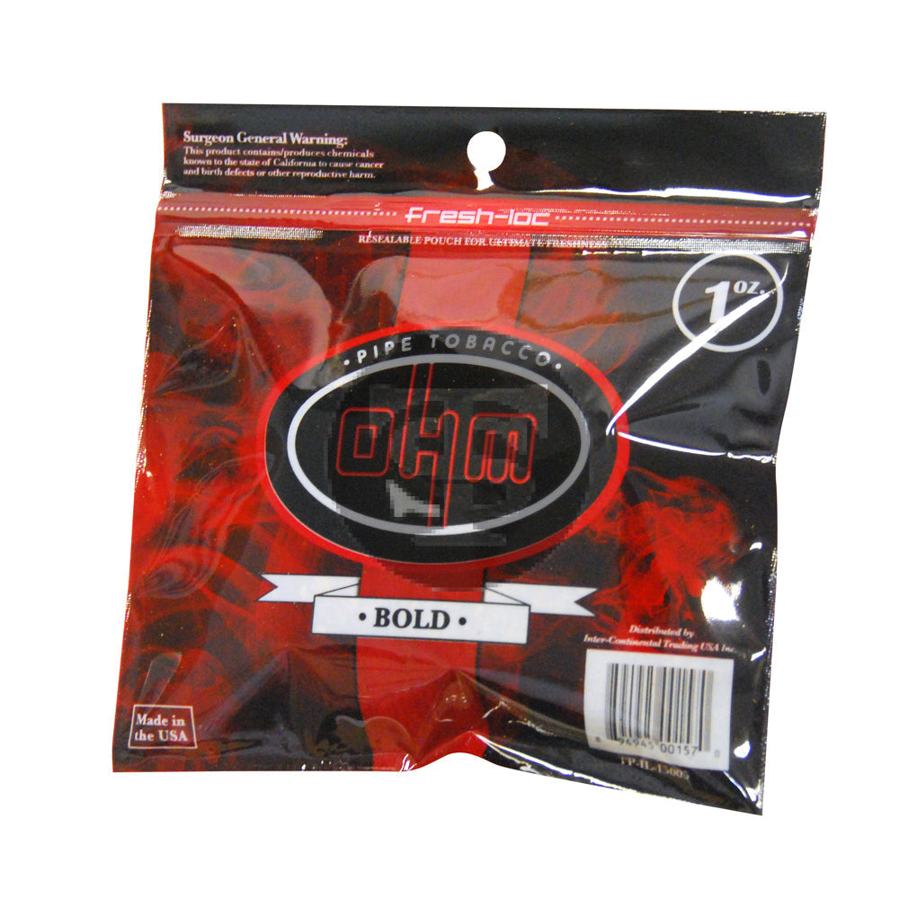 OHM Bold Pipe Tobacco 1 oz. Bag – Tobacco Stock