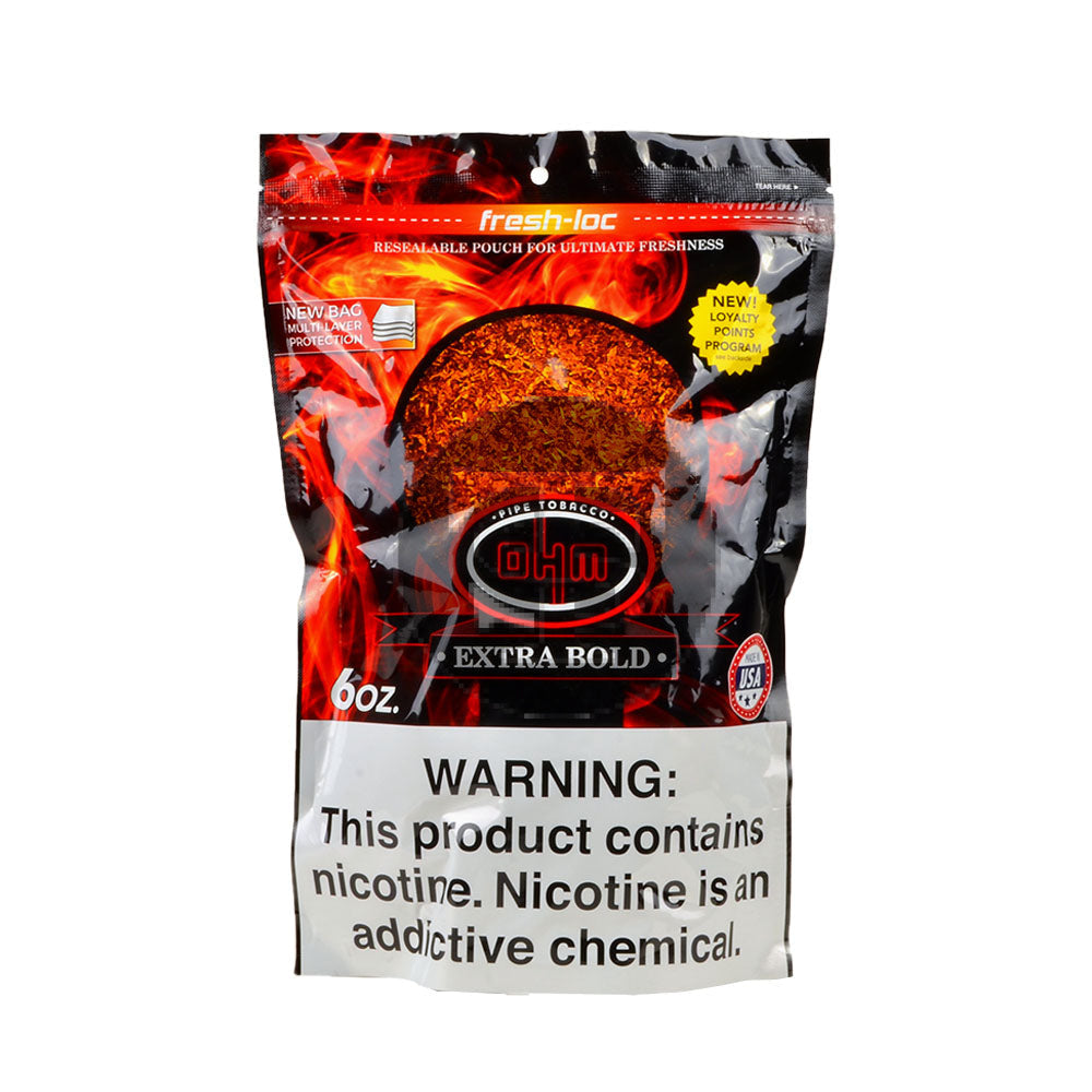 OHM Extra Bold Pipe Tobacco 6 oz. Bag 1