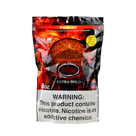 OHM Extra Bold Pipe Tobacco 6 oz. Bag 1