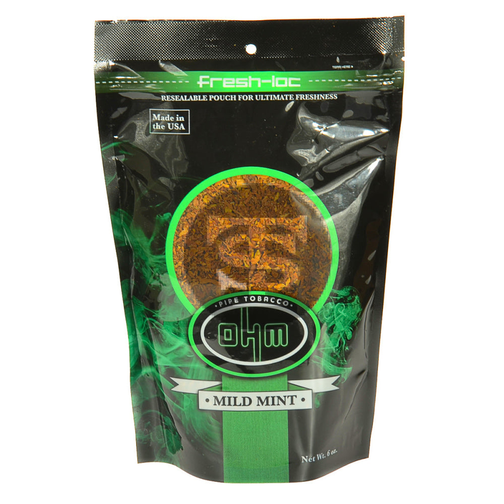 OHM Menthol Gold (Mild Mint) Pipe Tobacco 6 oz. Bag 3