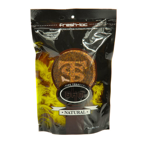 OHM Natural Pipe Tobacco 6 oz. Bag 1
