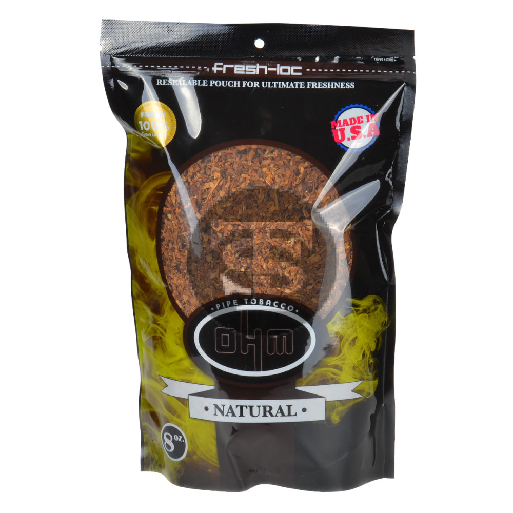 OHM Natural Pipe Tobacco 8 oz. Bag 1