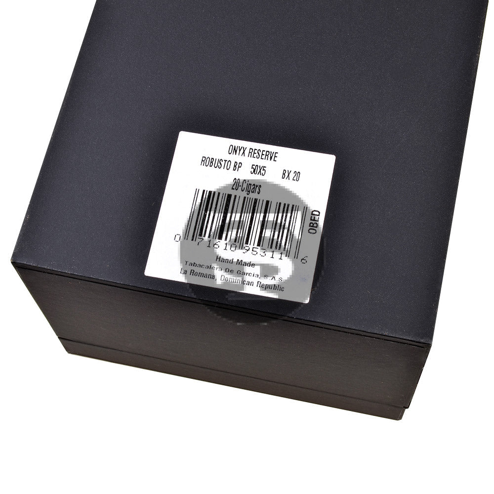 Onyx Reserve Robusto Cigars Box of 20