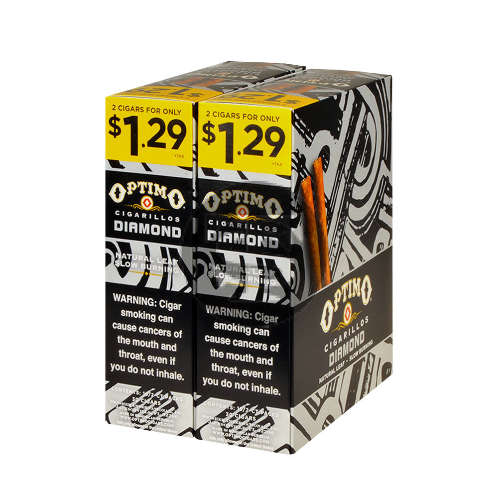 Optimo 2 for $1.29 Cigarillos 30 Pouches of 2 Diamond 1