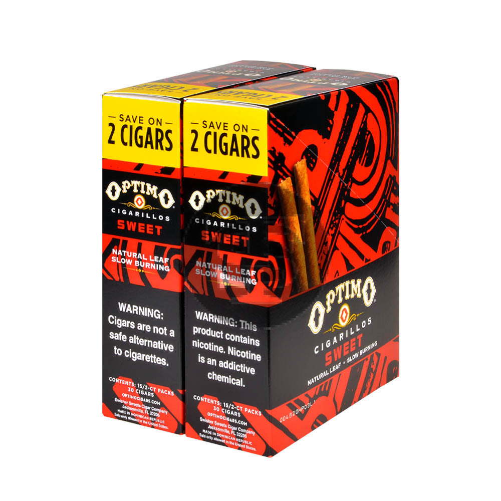 Optimo Save On 2 Cigarillos 30 Pouches of 2 Sweet – Tobacco Stock