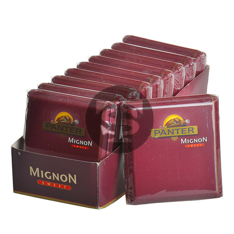 Panter Mignon Deluxe Sweet Cigars 10 Tins of 20 1