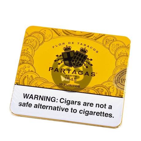 Partagas Puritos Cigars 10 Tins of 10