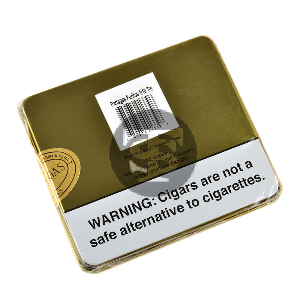 Partagas Puritos Cigars 10 Tins of 10