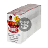Phillies Blunt Titan White Cigars 20 Packs of 5 1