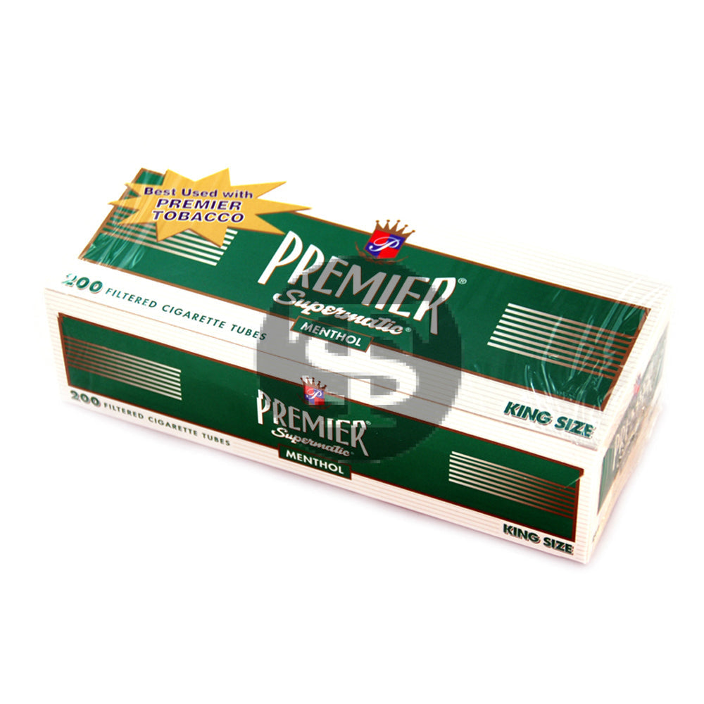 Premier Filter Tubes King Size Menthol 5 Cartons of 200 1
