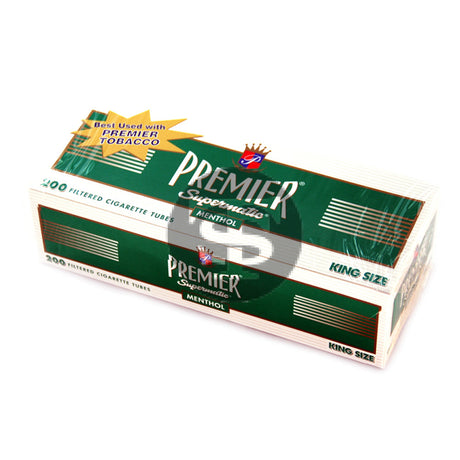 Premier Filter Tubes King Size Menthol 5 Cartons of 200 1