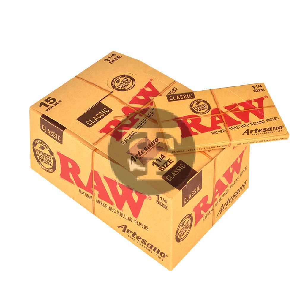 Raw Classic Papers Artesano 1 1/4 Pack of 15 2