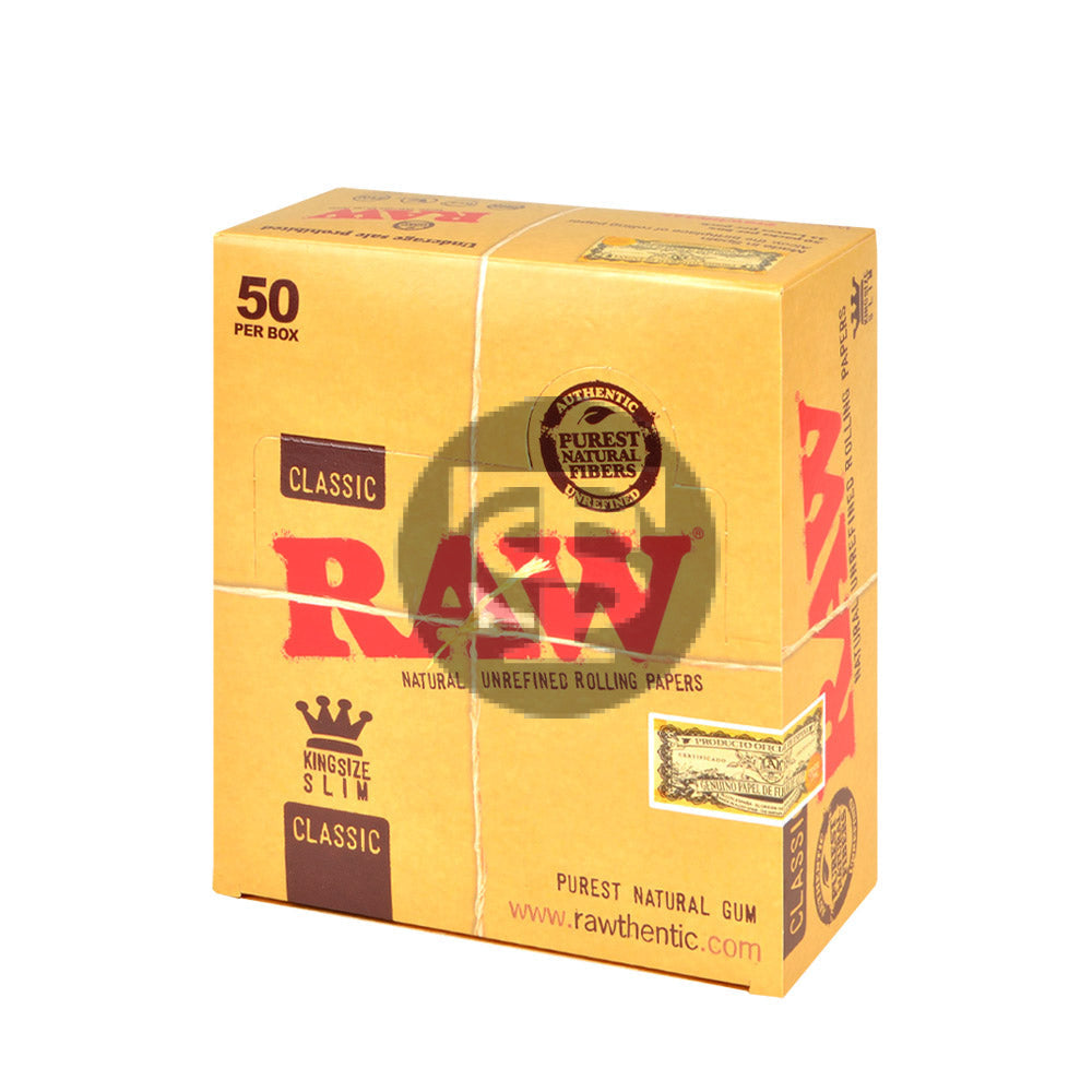 RAW Classic Papers King Size Slim Pack of 50 1