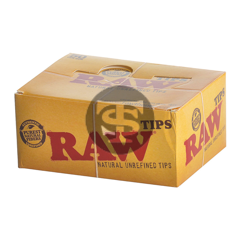 filter tips for rolling tobacco RAW Filter Tips 50 Packs of 50 – Tobacco Stock