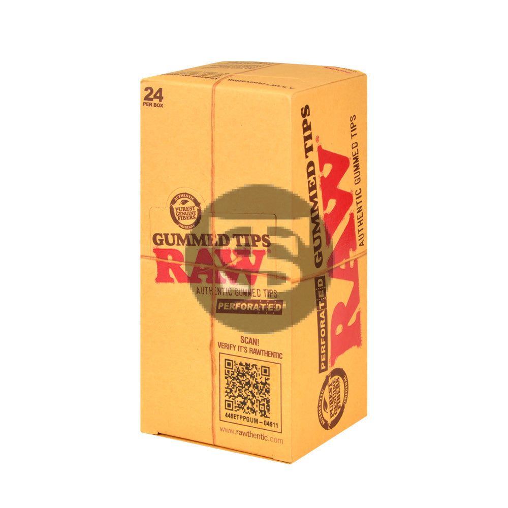 RAW Gummed Perforated Tips 24 Packs of 33 1