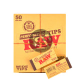 RAW Hеmp & Cotton Wide Perforated Filter Tips Pack of 50 3